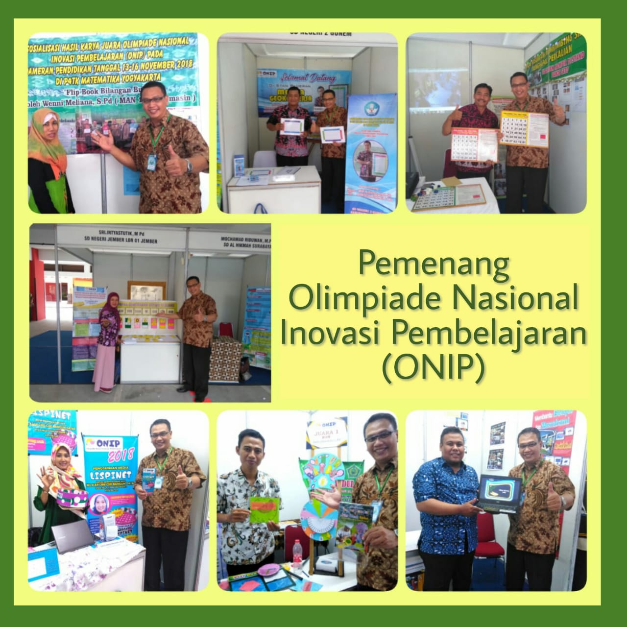 Pemenang Olimpiade Nasional Inovasi Pembelajaran